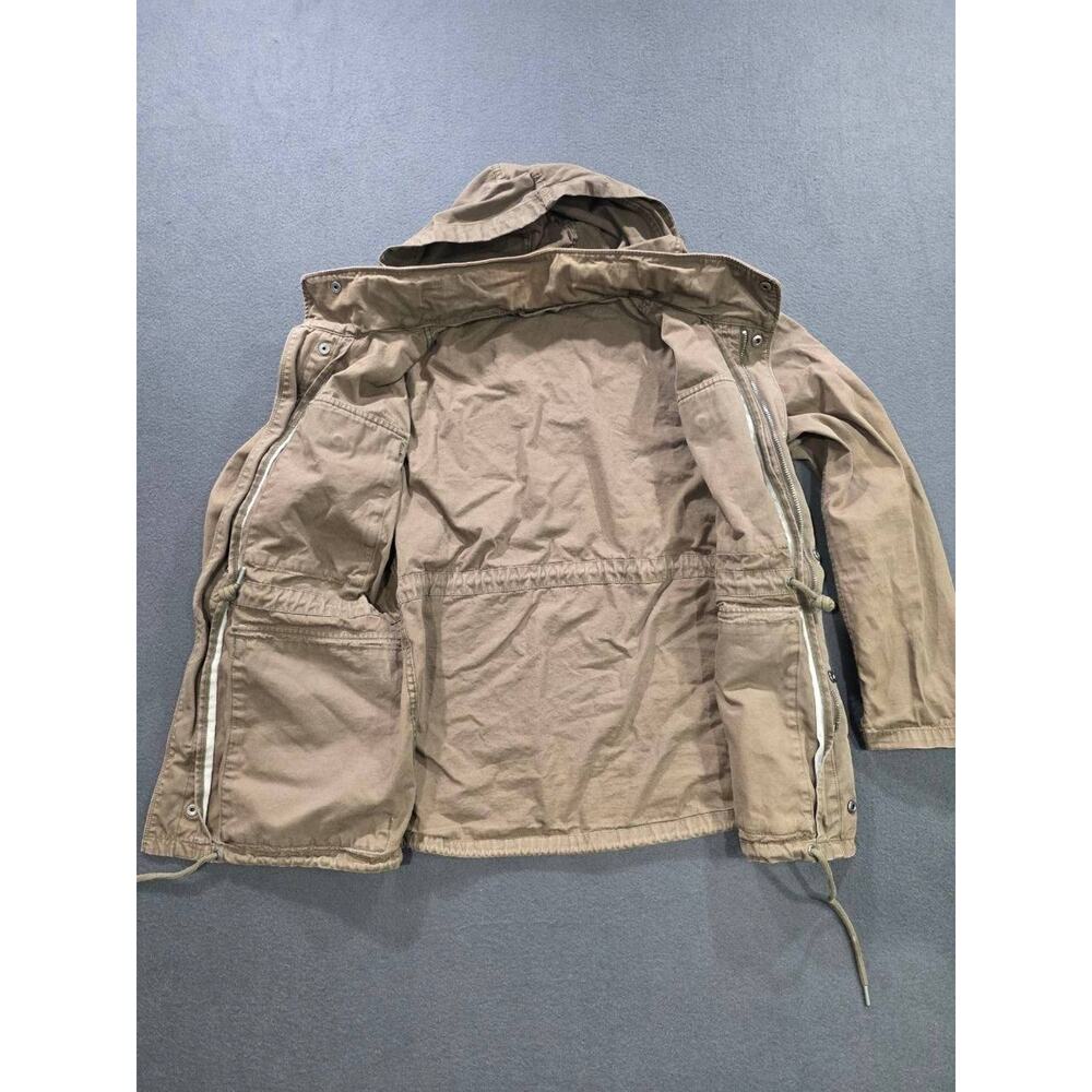 Madewell Jacket Men Y2K Green Military Utility Zip Pockets Army Sz M A009523 - Picture 8 of 12